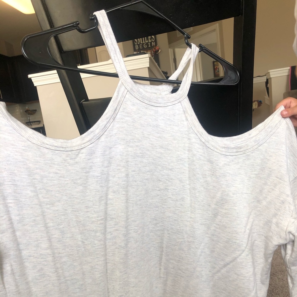 Express cold shoulder sweatshirt